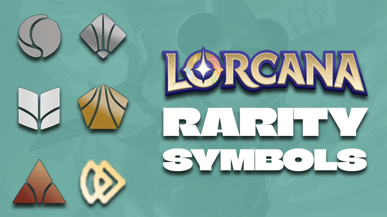 disney lorcana rarity symbols