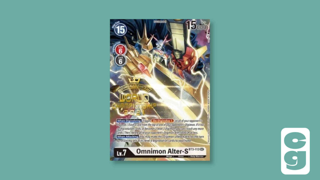 Omnimon Alter-S - Digimon TCG - most expensive digimon cards