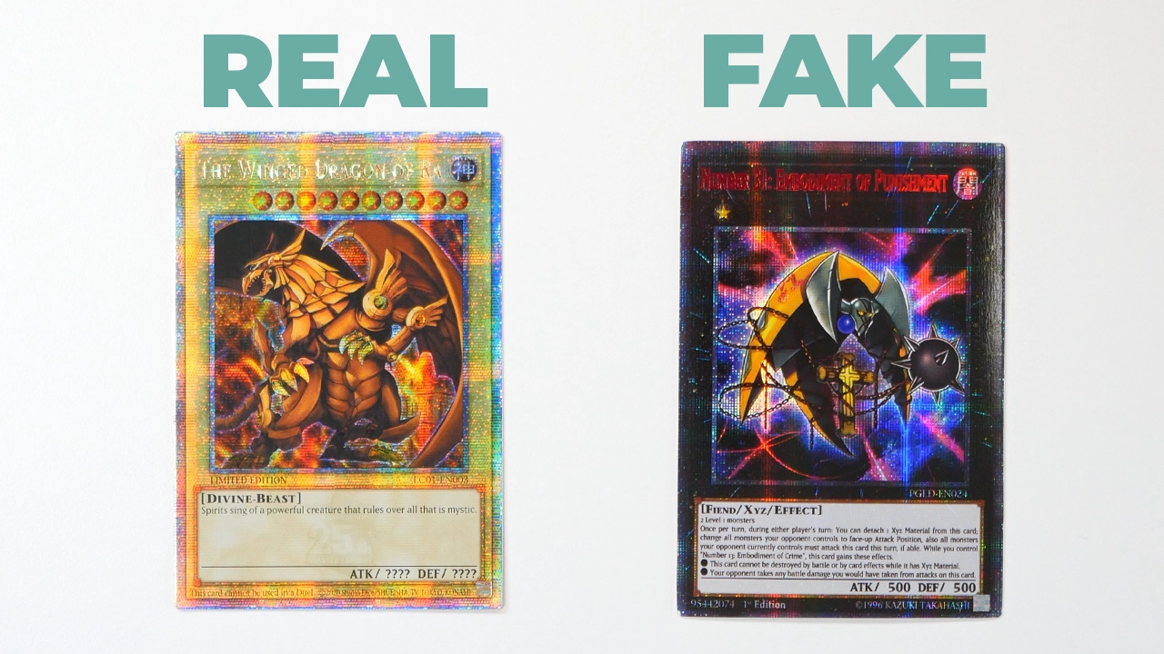 fake yugioh cards