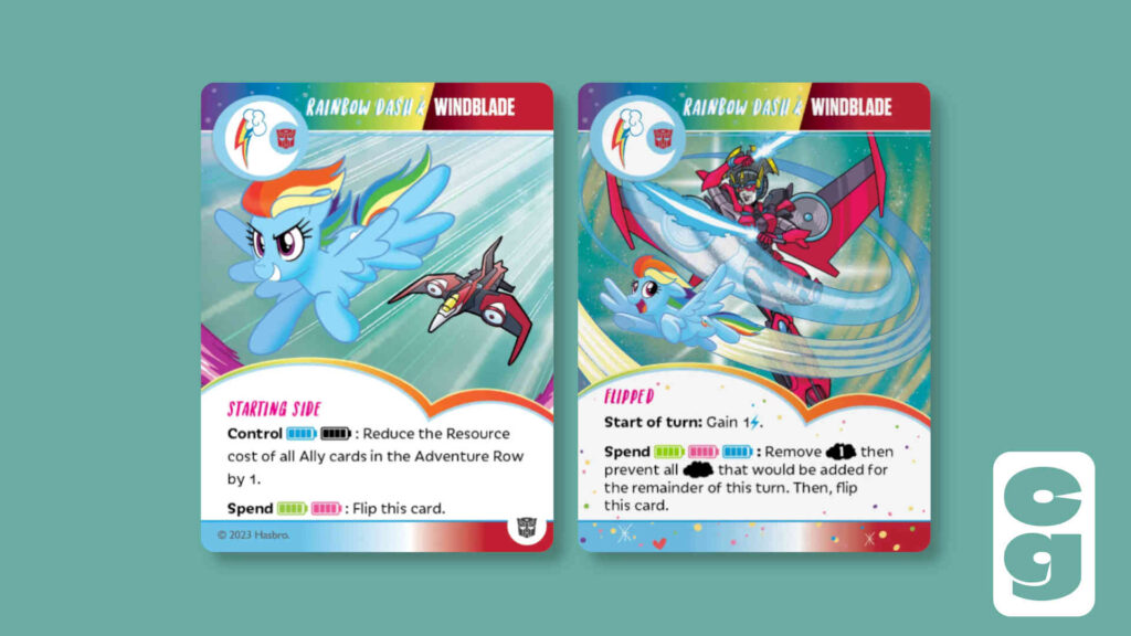 Rainbow Dash Windblade Card