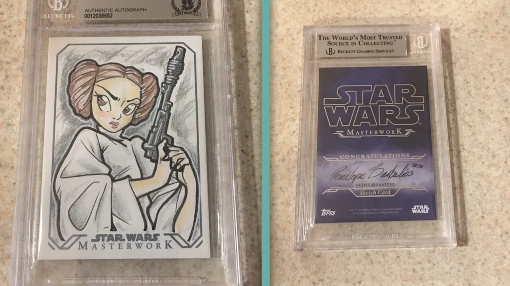 Star Wars Masterwork - Princess Leia Sketch Card