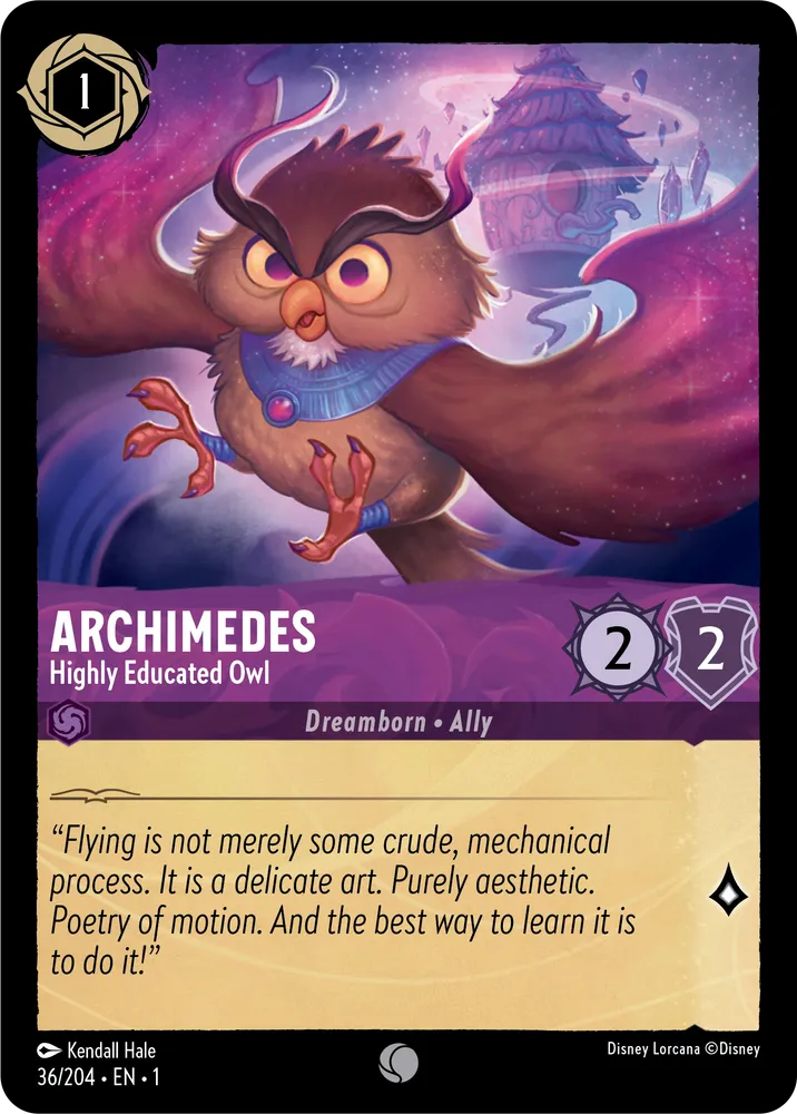 archimedes lorcana card