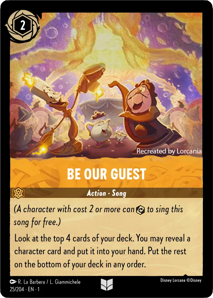 be our guest lorcana card