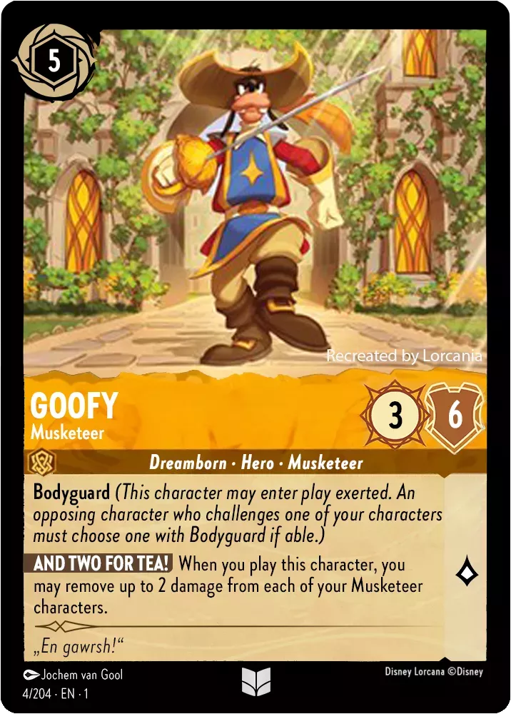 goofy rare card