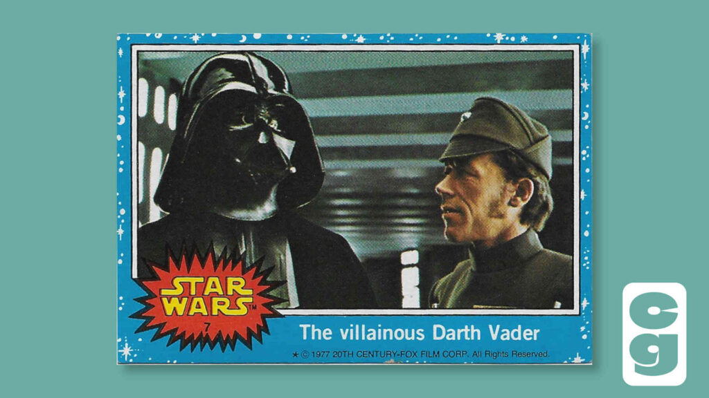 Topps Star Wars - The Villainous Darth Vader Card
