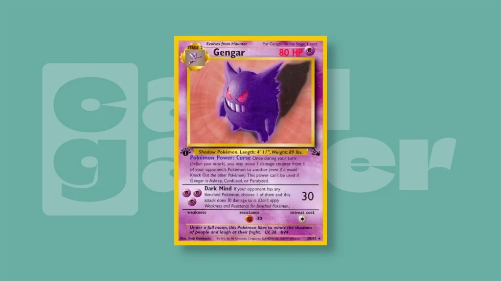 Pokemon GX Card Shiny Gengar - Pokemon Rare Custom Cards