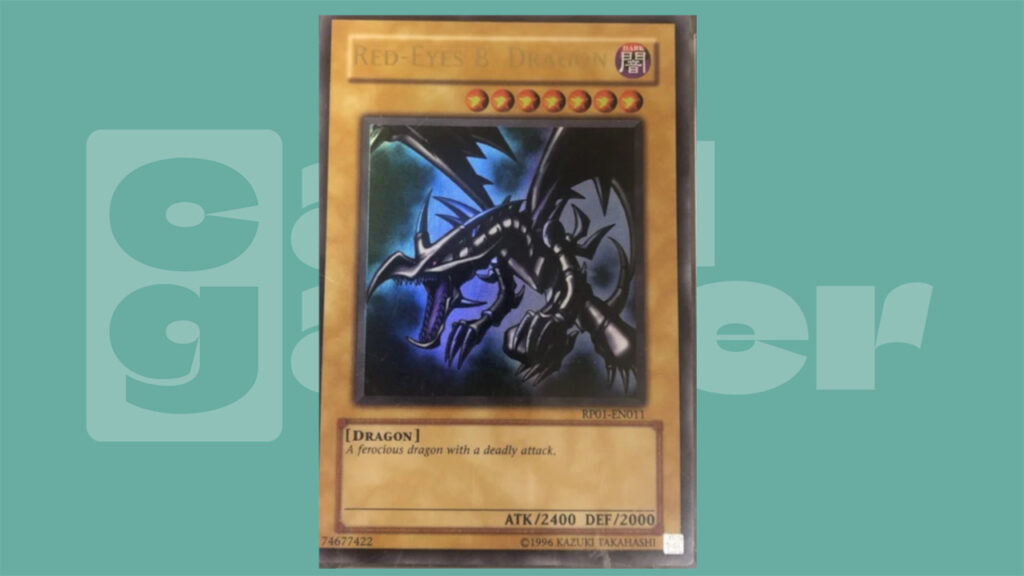 red eyes black dragon anime card