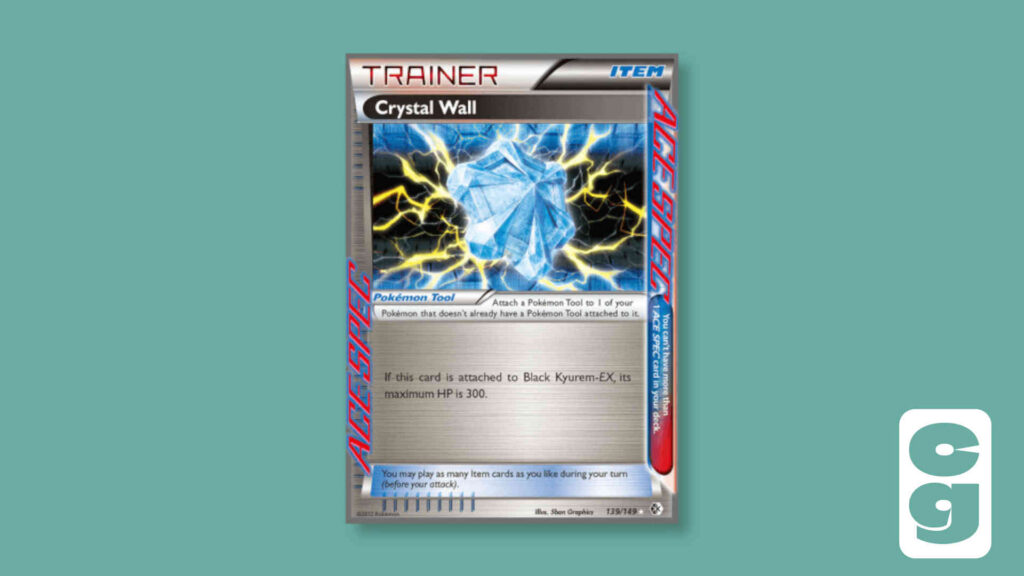 Crystal Wall Ace Spec Pokemon Card