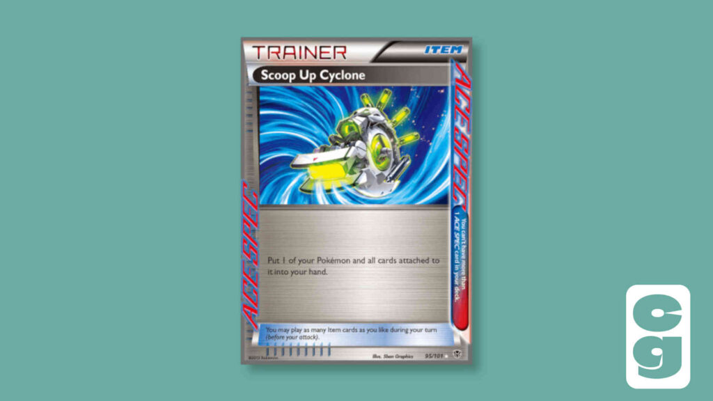 Scoop Up Cyclone Ace Spec Pokemon Card