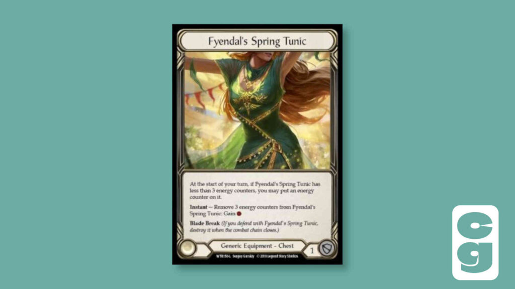Fyendal's Spring Tunic - Cold Foil - FAB TCG