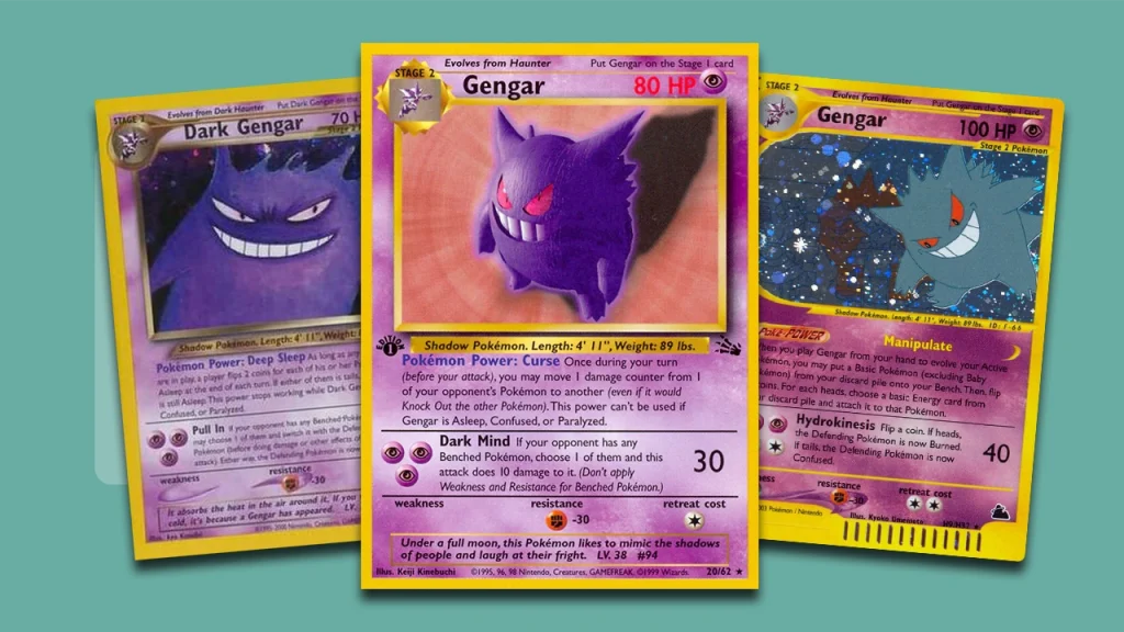 2004 Pokemon, FireRed & LeafGreen, #108/112 Gengar EX, Holo Ultra