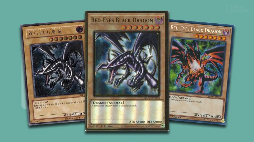 most valuable red eyes black dragon cards