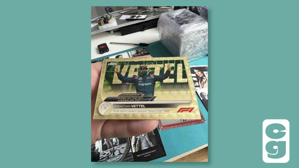 Topps Sebastian Vettel F1 Card