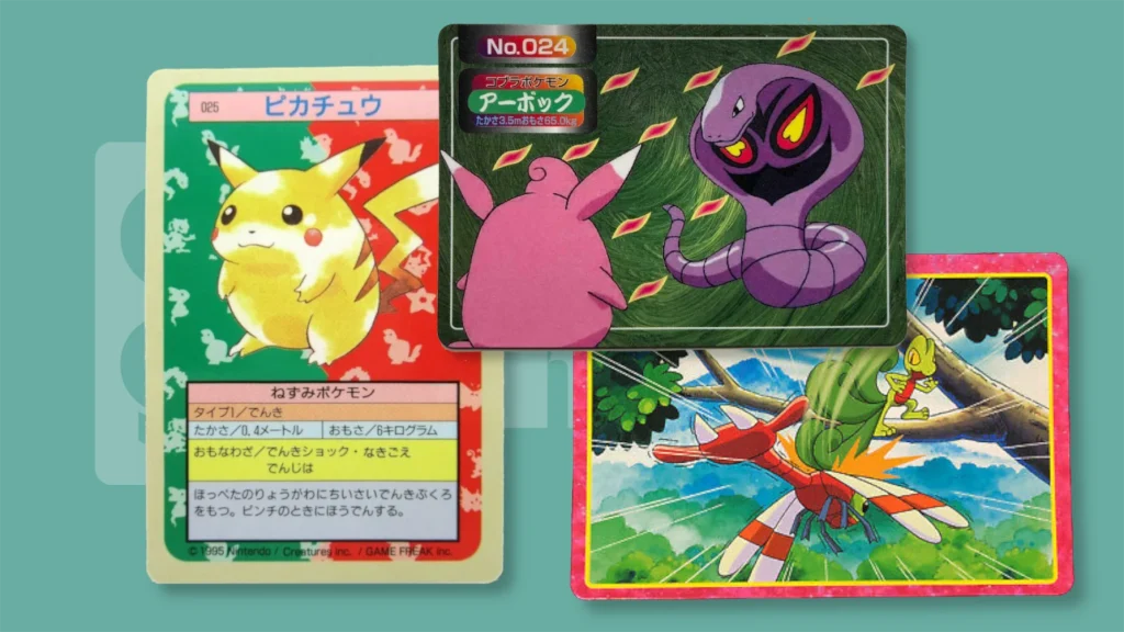 pokemon topsun card variations