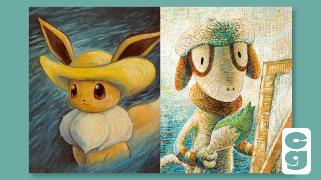 Van Gogh Museum Pokemon Collaboration