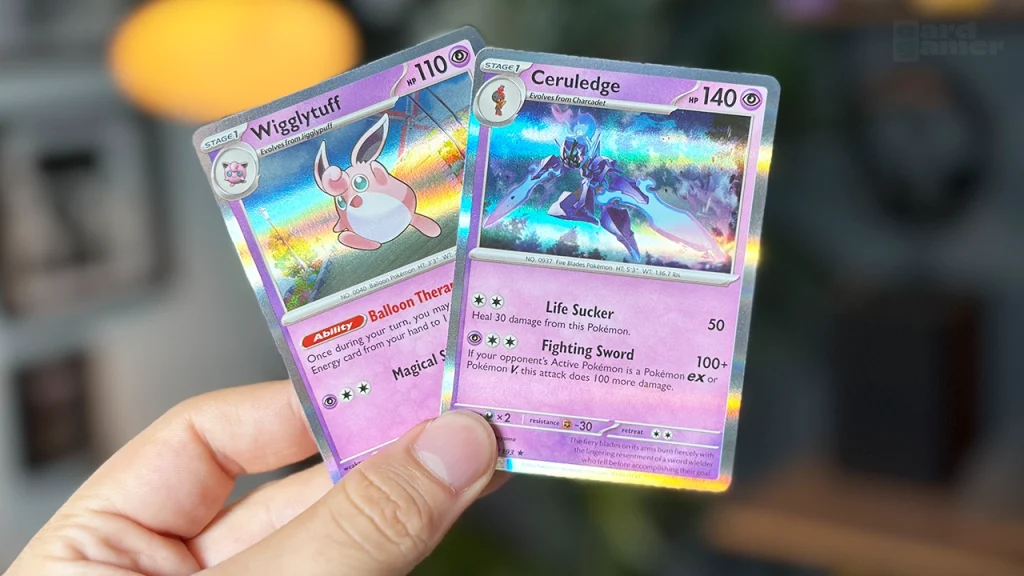 Lote de 9 Cartas de Pokémon Reverse Foil - Slightly Played em inglês