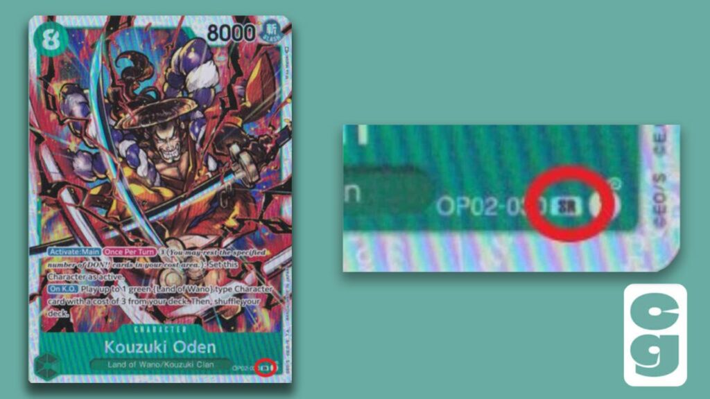 One Piece Card Game Rarities Explained - super rare cards