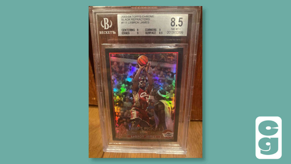 Topps Chrome Card 4 - LeBron James