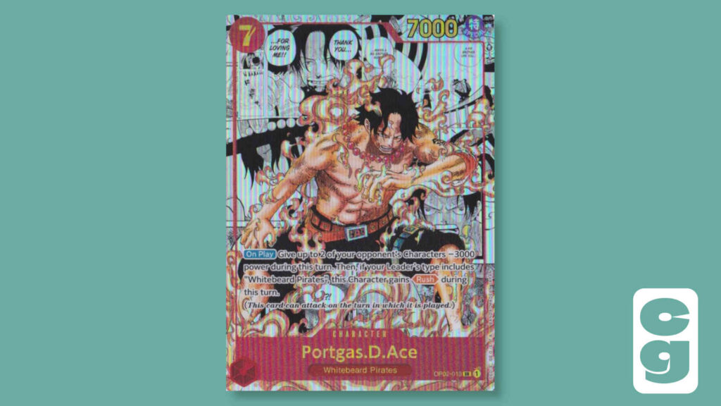 One Piece Card Game OP02 - Portgas D Ace (1)