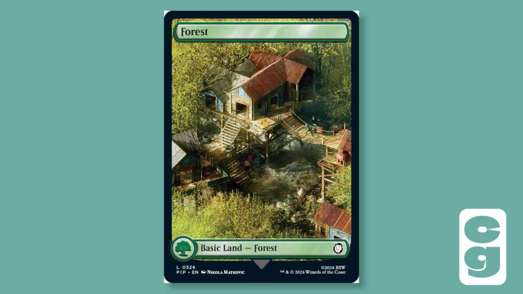 Fallout MTG - Isometric Land Card - magic the gathering fallout cards
