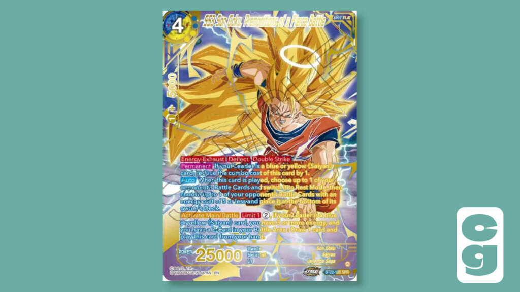 Dragon Ball Super Valuable Card