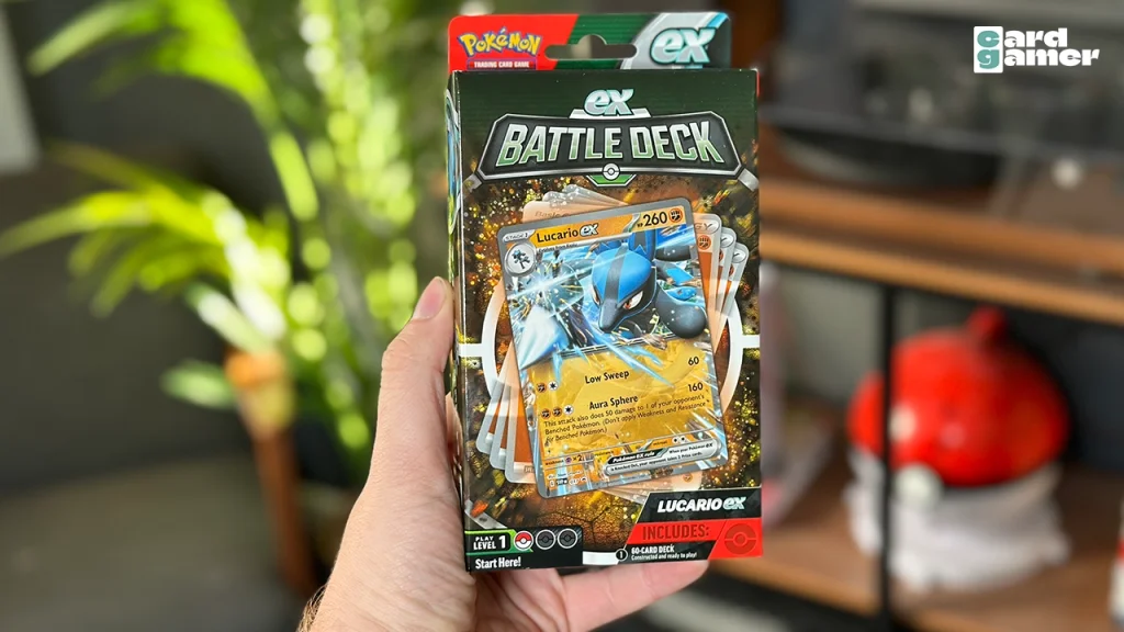 ex battle deck lucario pokemon