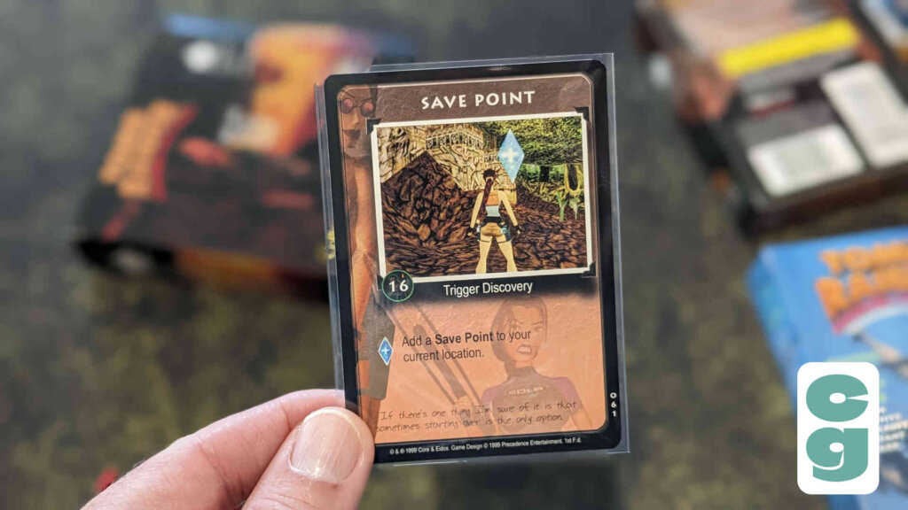 Tomb Raider CCG - Save Point Card