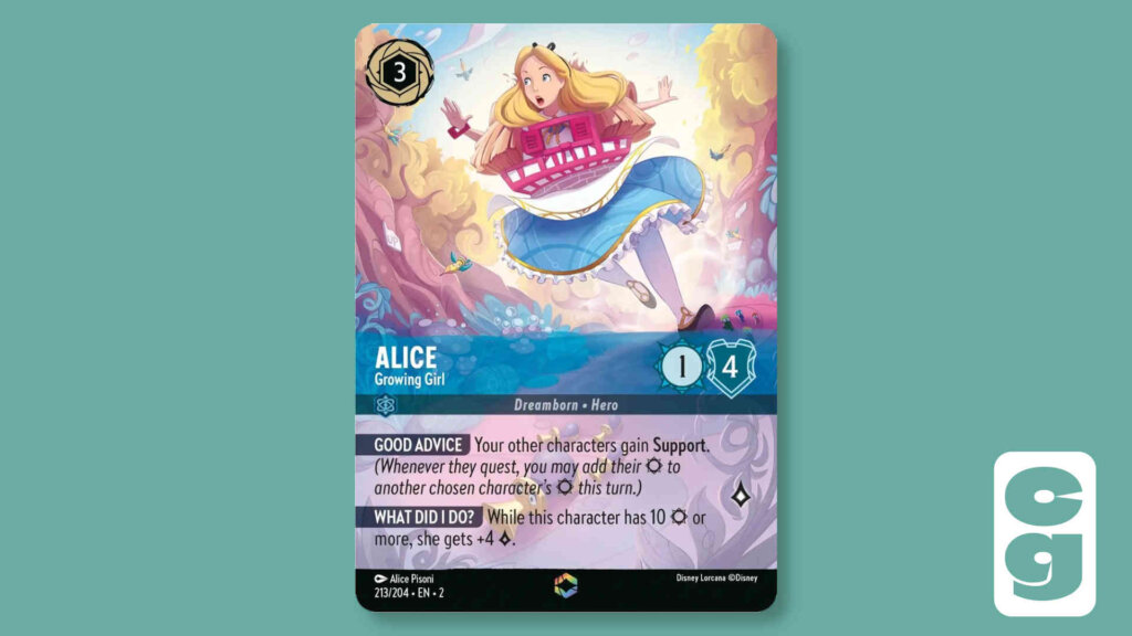 Disney Lorcana - Alice, Growing Girl