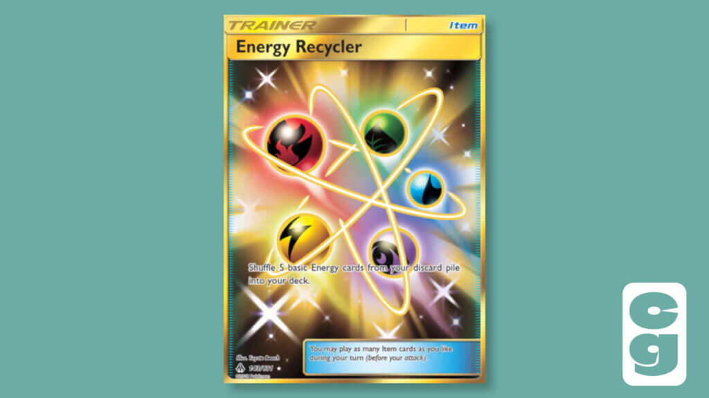 Pokemon Gold Card - Energy Recycler