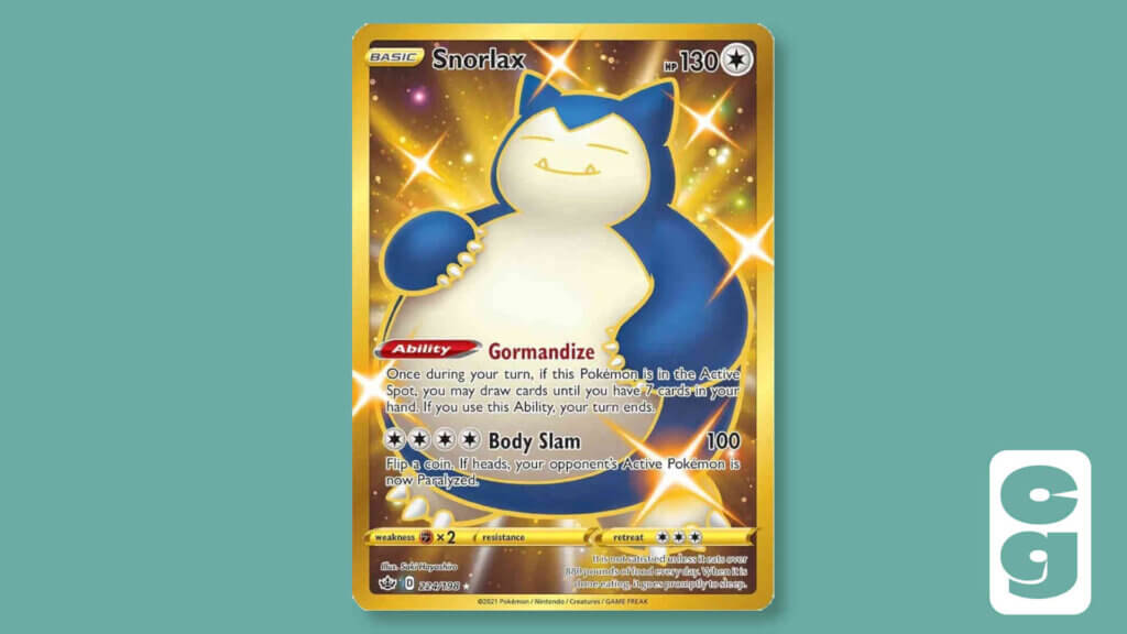 Pokemon Gold Card - Snorlax