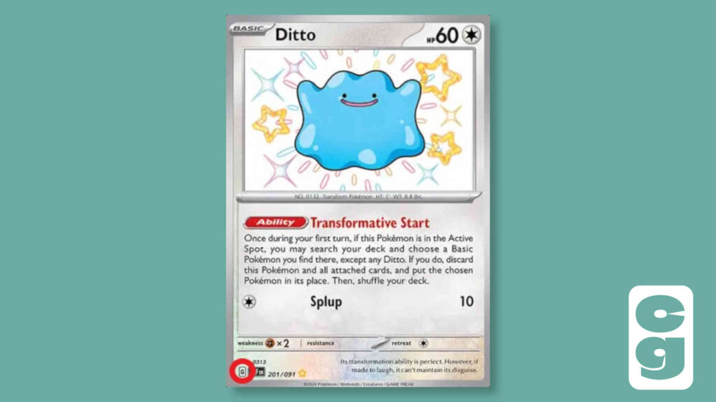 Baby Shiny Ditto - Paldean Fates Regulation Mark