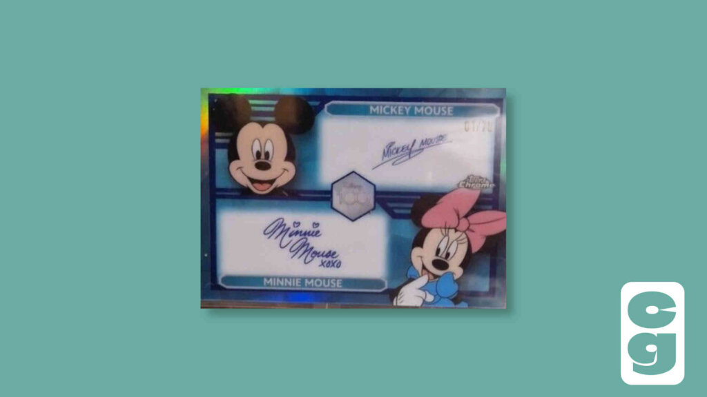 Topps Mickey/Minnie Card