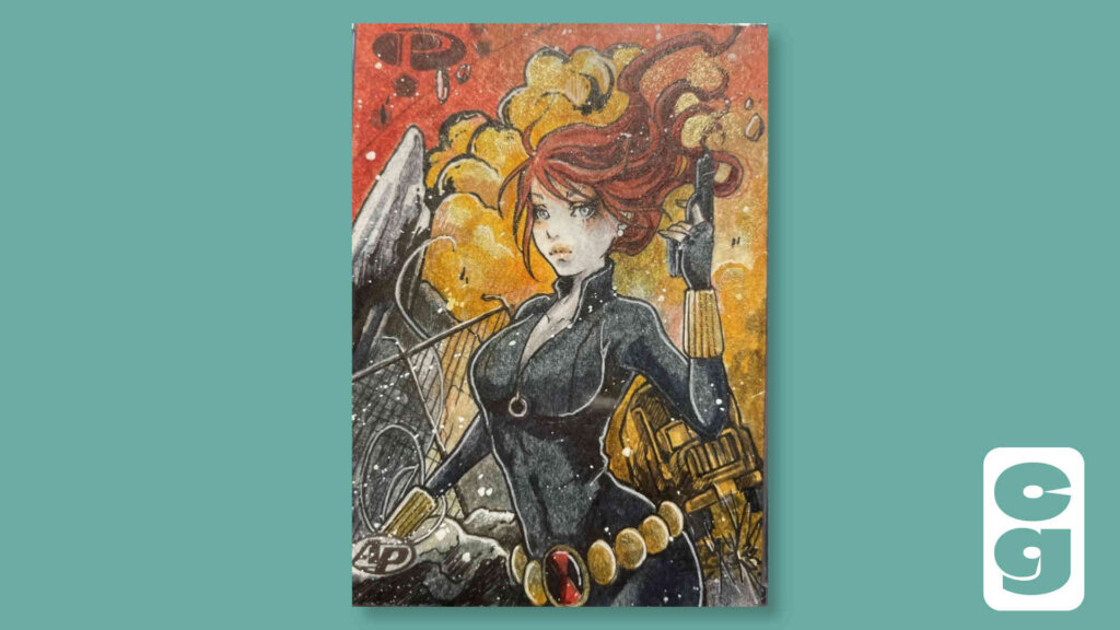 Marvel - Black Widow Sketch Card