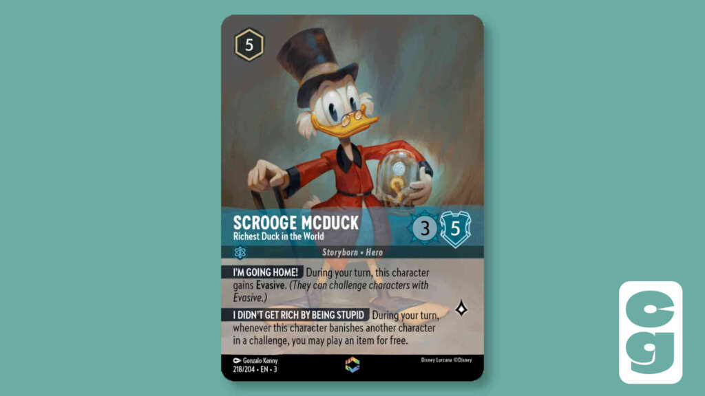 Lorcana Enchanted Scrooge McDuck