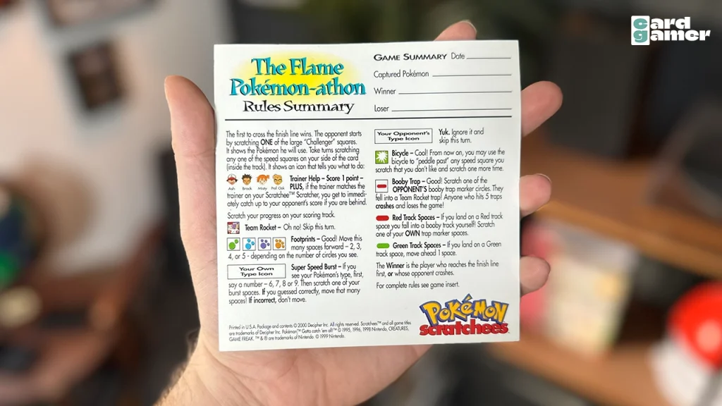 pokemon scratchee rules