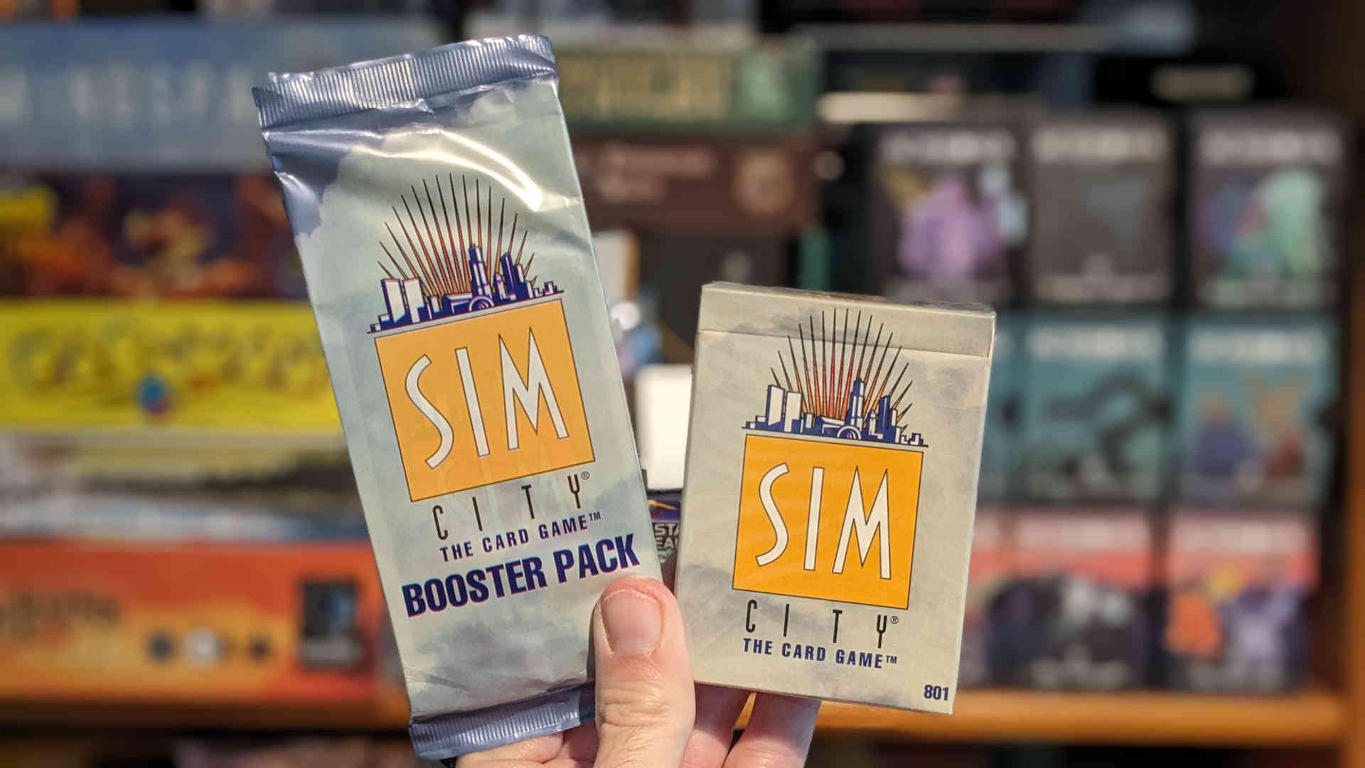 Sim City Card Game Packs
