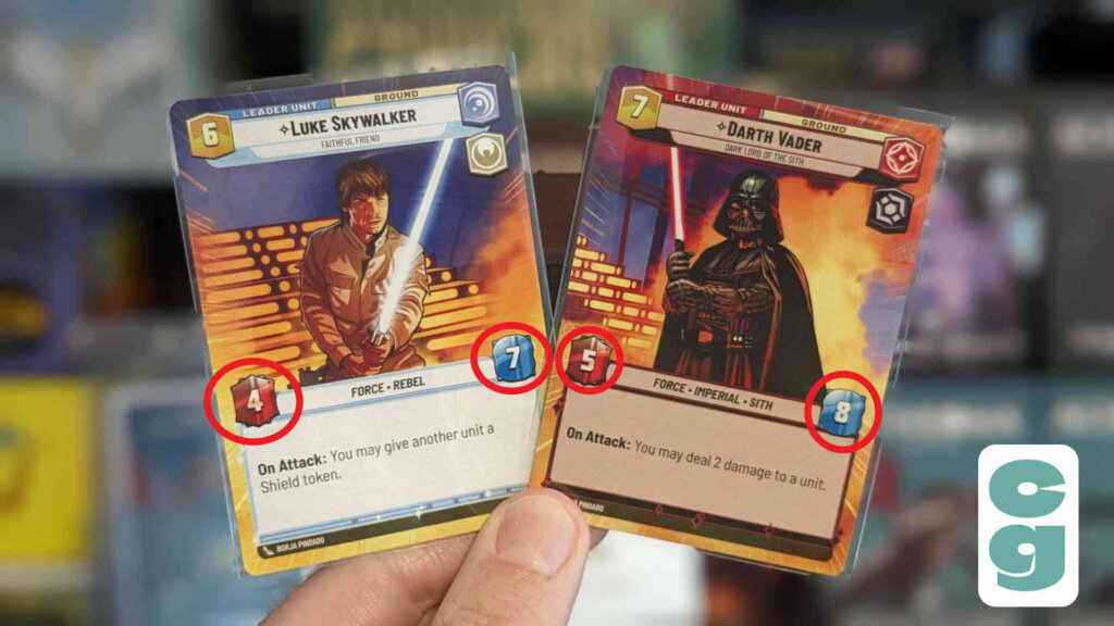 Star Wars Unlimited Power and HP Highlights