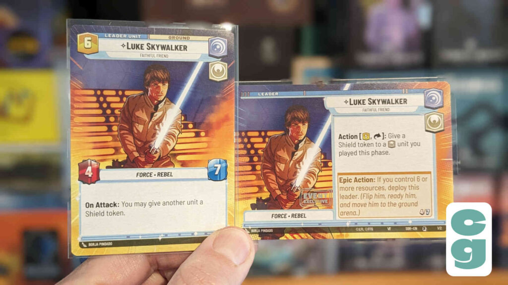 Star Wars Unlimited Leader Card - Luke Skywalker