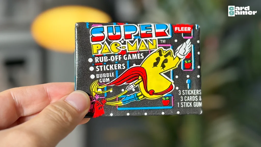 super pac-man scratch card bubble gum
