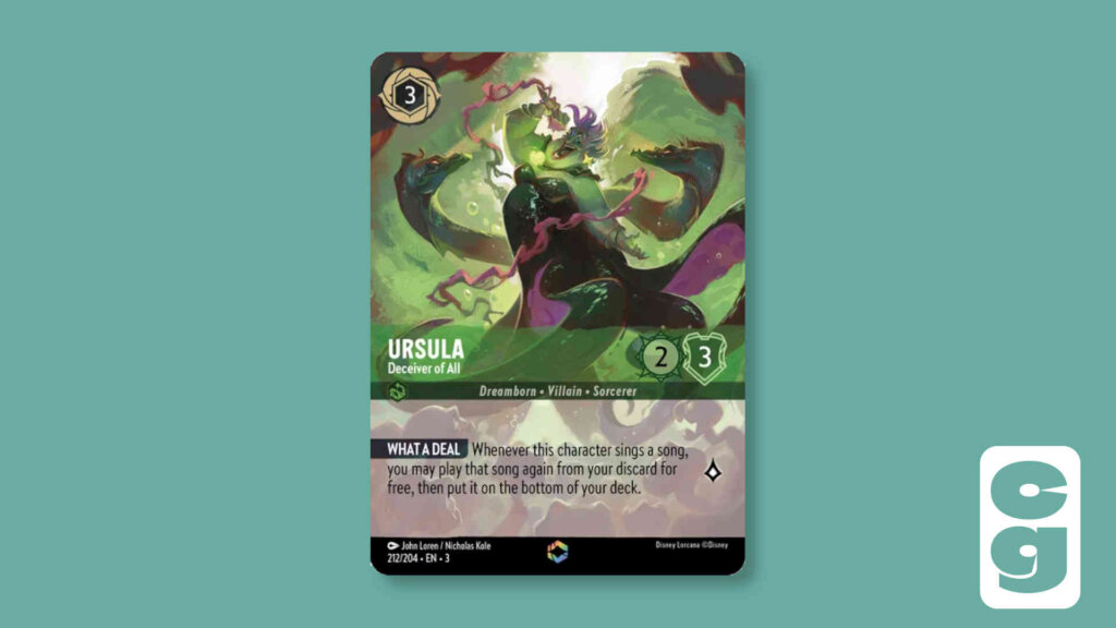 Ursula, Deceiver of All - Lorcana Enchanted Card