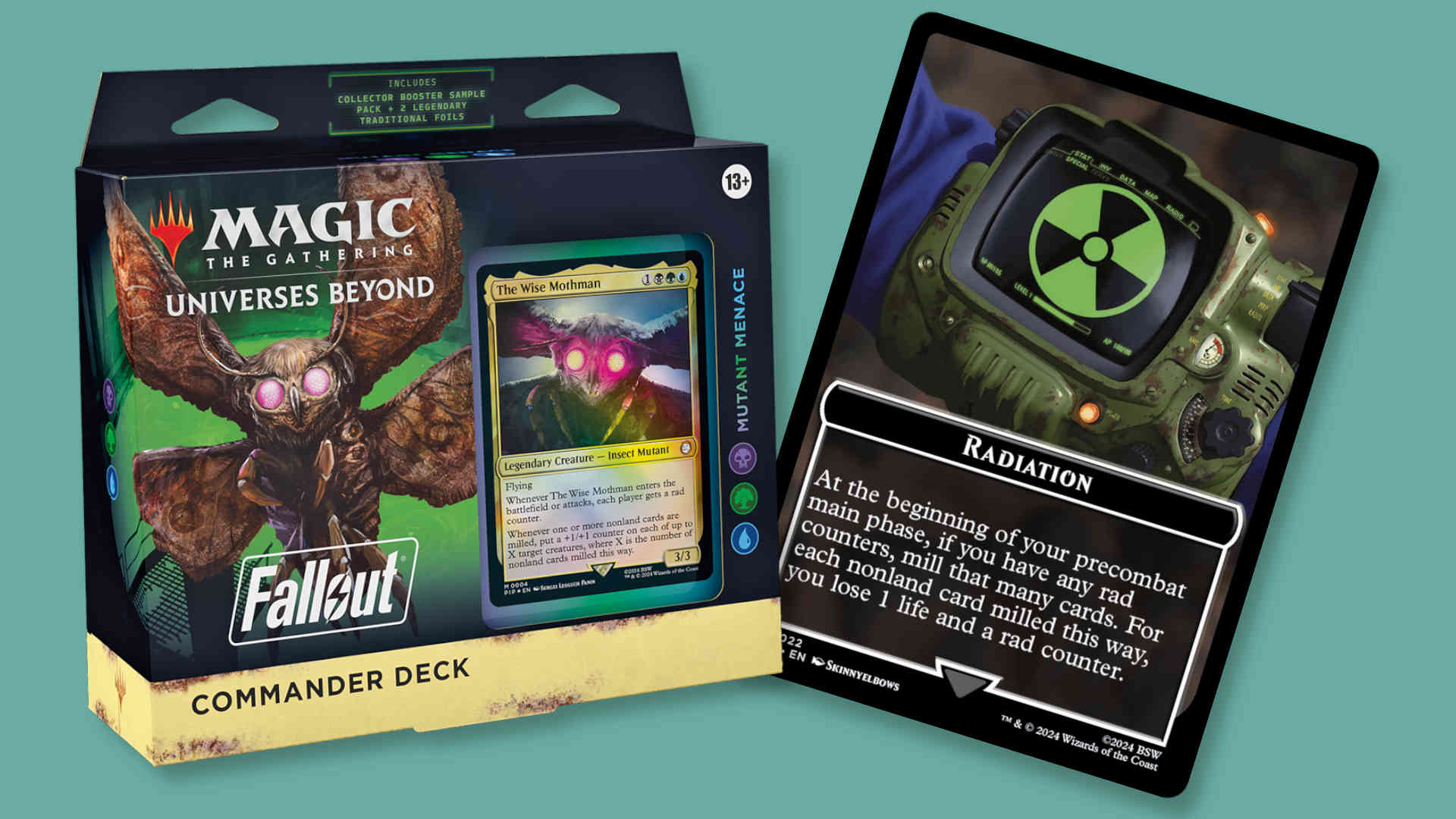 MTG Fallout Deck and Radiation Card