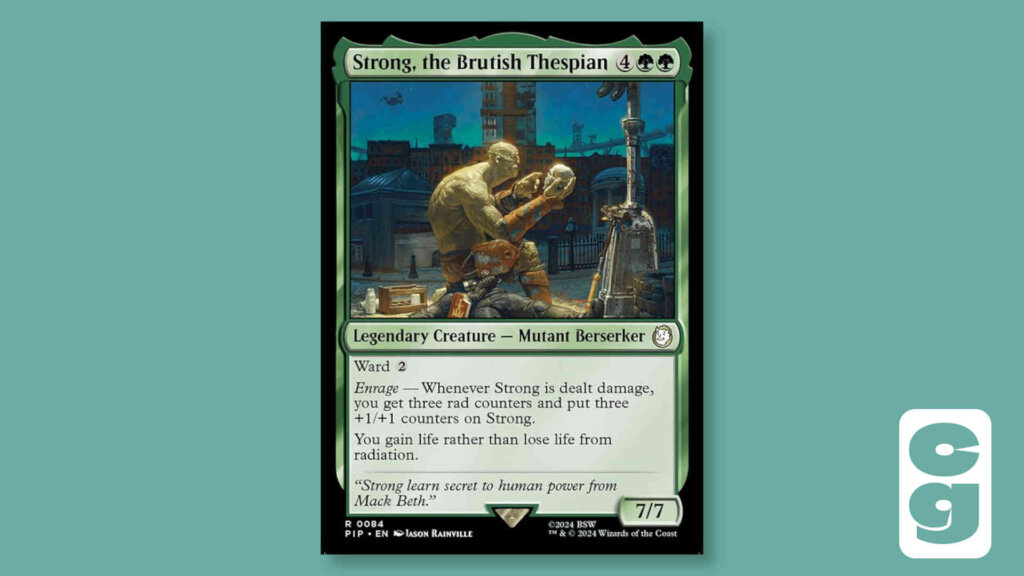 Strong, The Brutish Thespian - Magic The Gathering Fallout