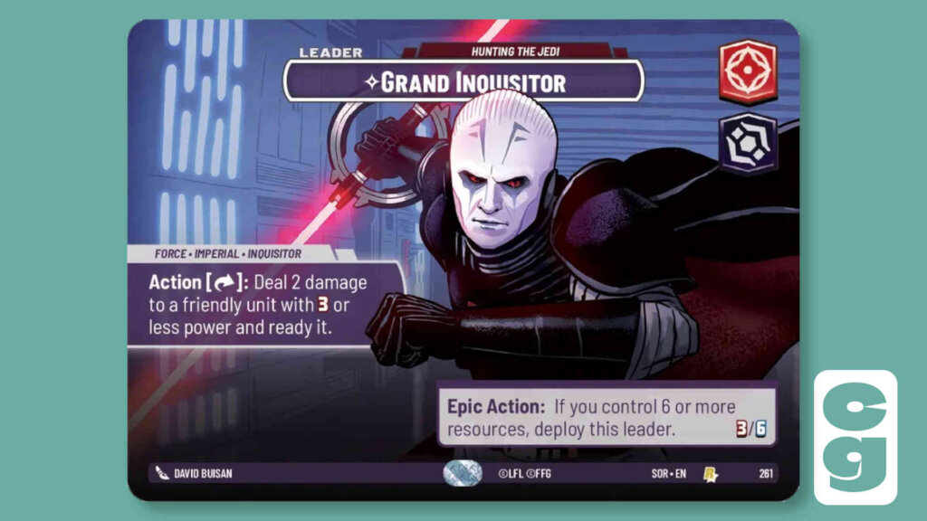 Star Wars Unlimited Grand Inquisitor Leader