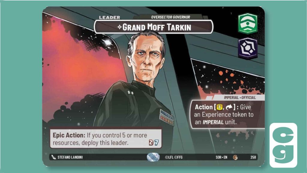 Star Wars Unlimited Tarkin Leader Side