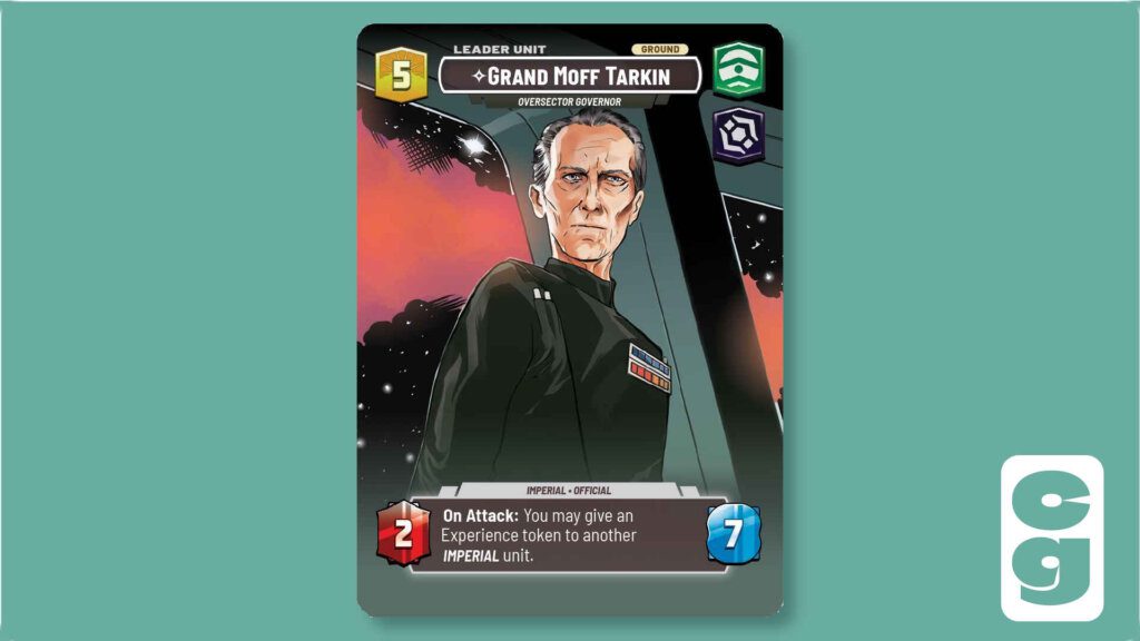 Star Wars Unlimited Tarkin Unit Side