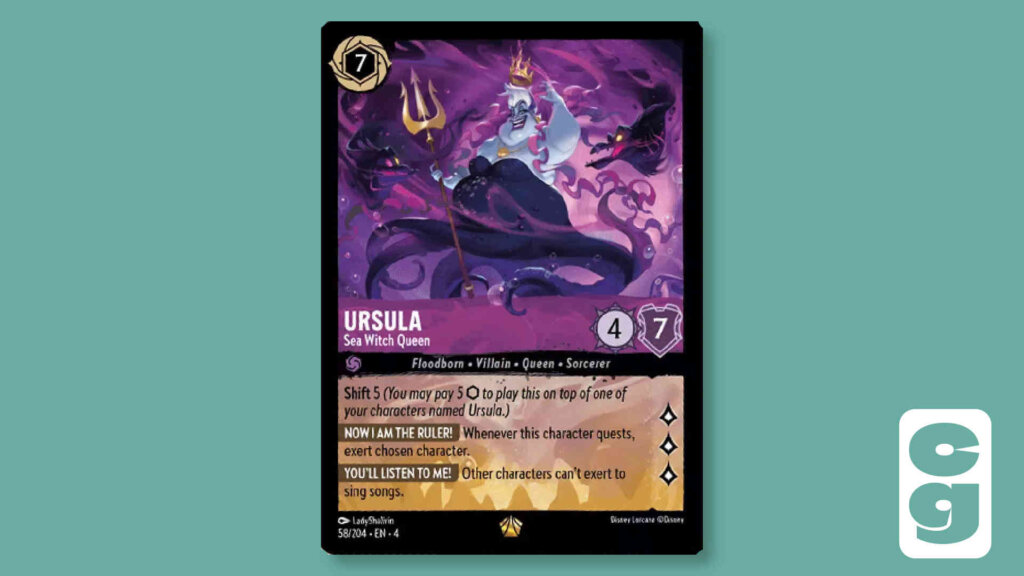 Lorcana Ursula's Return: Ursula, Sea Witch Card