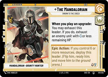 Shadows of the Galaxy: The Mandalorian Leader Front