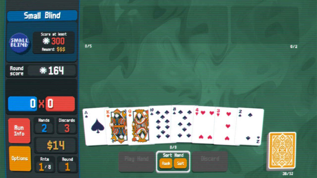 Balatro - Early Game Screenshot