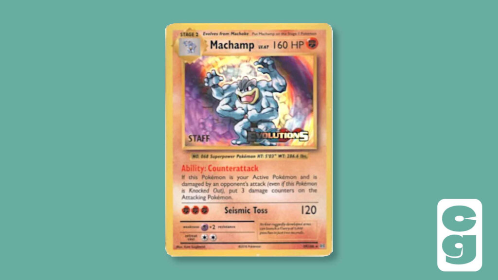 Machamp Evolutions Promo Card