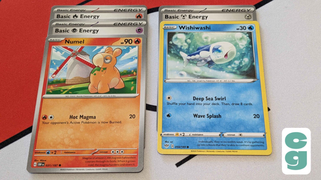 Pokemon Attack and Energy Cards